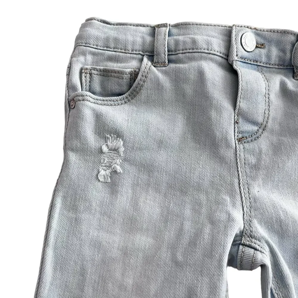 Zara girls distressed denim jeans size 12-18 months